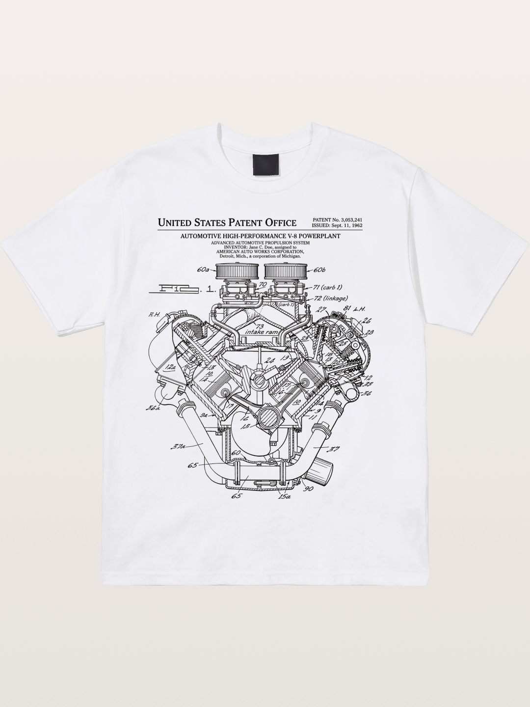 V8 Powerplant Cotton T-shirt