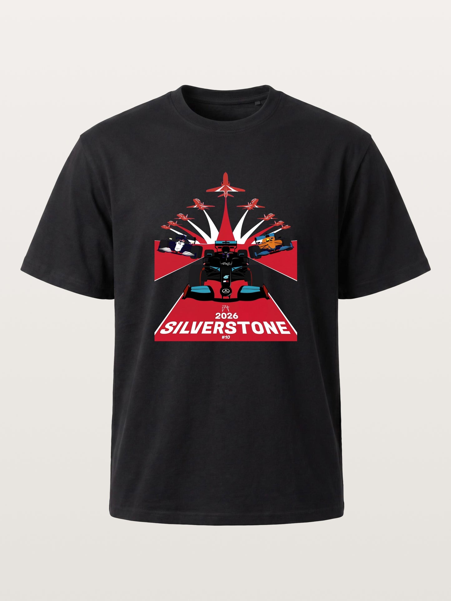 Silverstone F1 Race Formation With Jets Gildan T-shirt