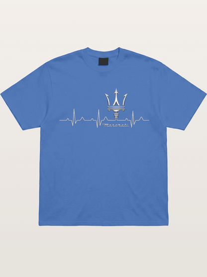 Maserati Heartbeat Emblem Gildan T-shirt