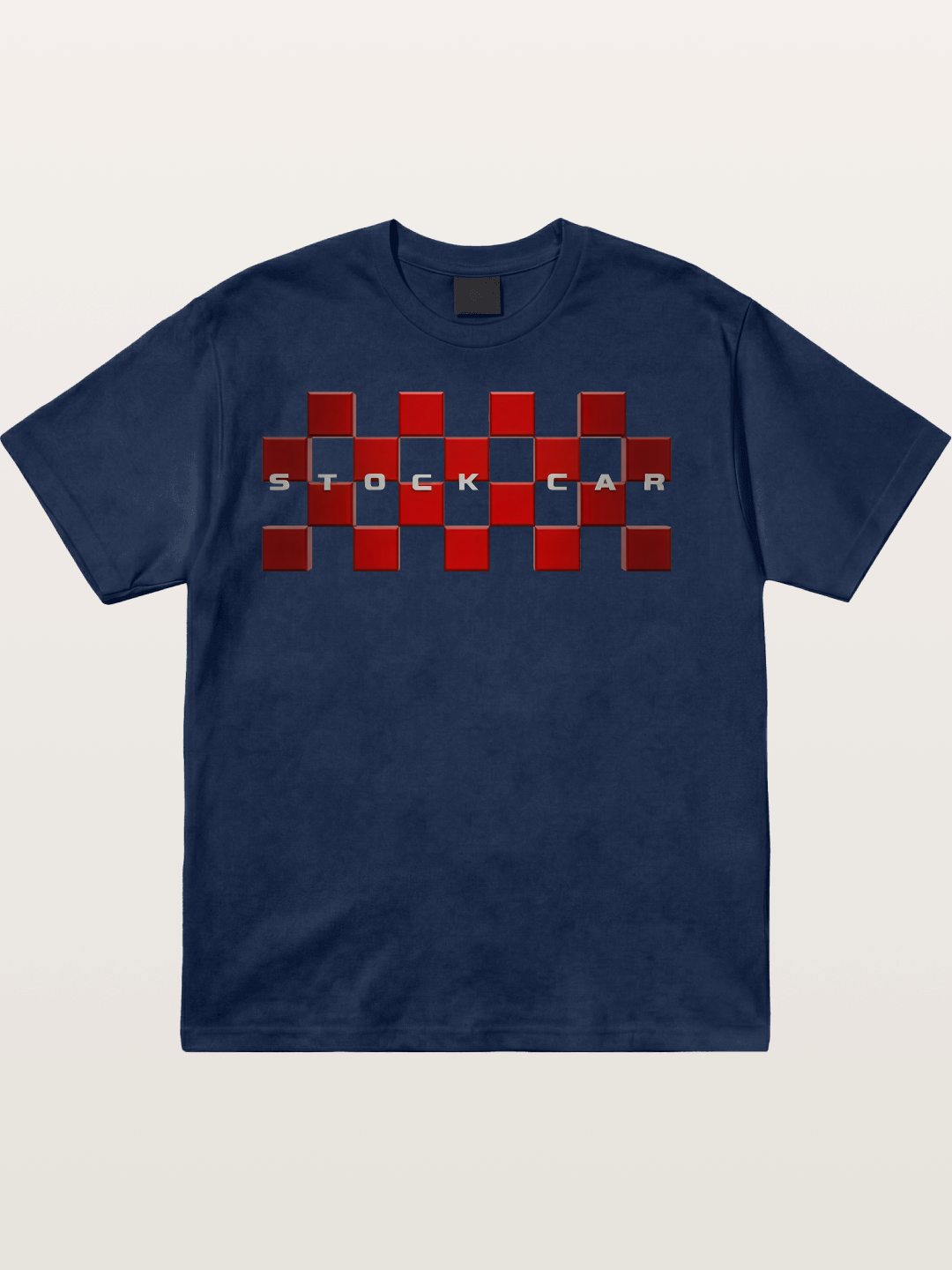 Checkered Ring Cotton T-shirt