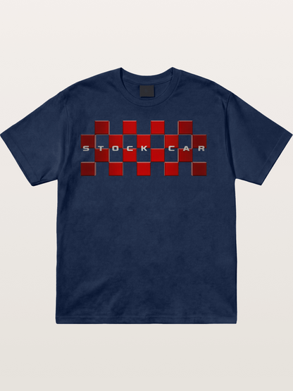 Checkered Ring Cotton T-shirt