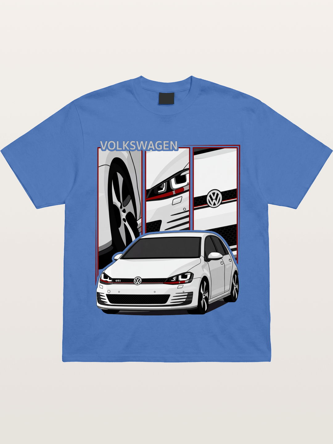 Volkswagen Golf MK7 GTI Front Gildan T-shirt