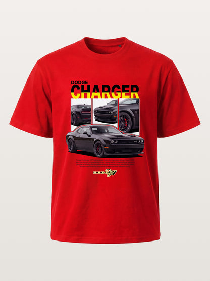 Dodge Hellcat Triple Car Collage Cotton T-shirt