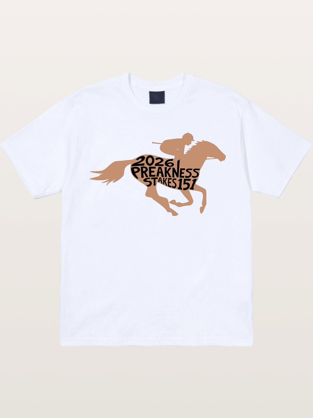 Preakness Stakes 151 Horse Silhouette Gildan T-shirt