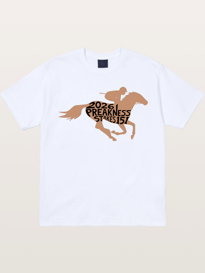 Preakness Stakes 151 Horse Silhouette Gildan T-shirt