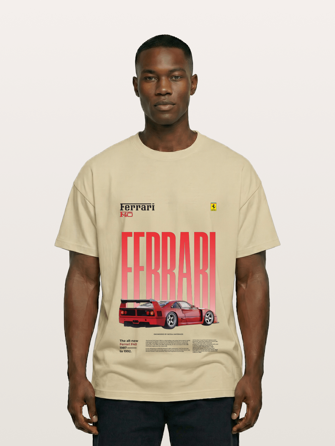 Gradient Red Gildan T-shirt