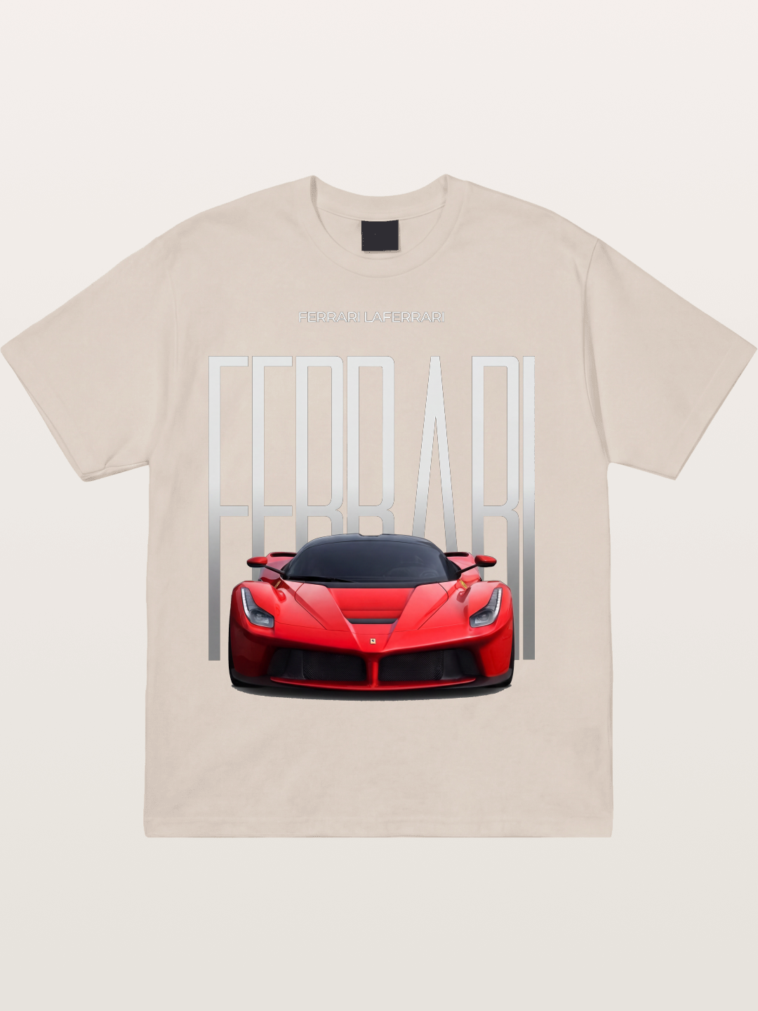 Red Ferrari LaFerrari Hypercar Cotton T-shirt