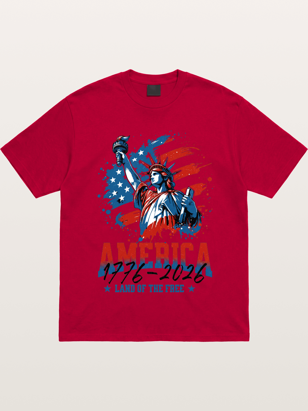 Statue Of Liberty 1776-2026 Gildan T-shirt