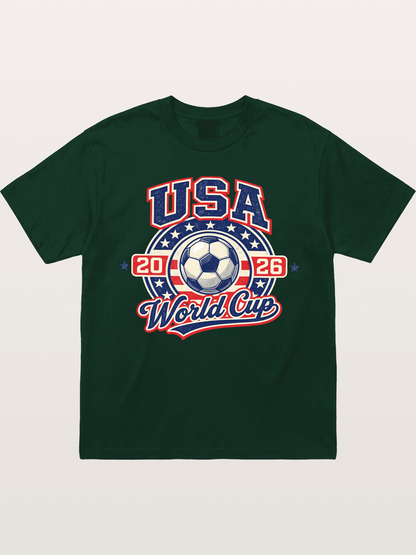 USA World Cup 2026 Retro Badge Gildan T-shirt