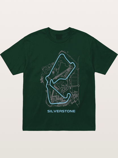 Silverstone F1 Circuit Map Gildan T-shirt