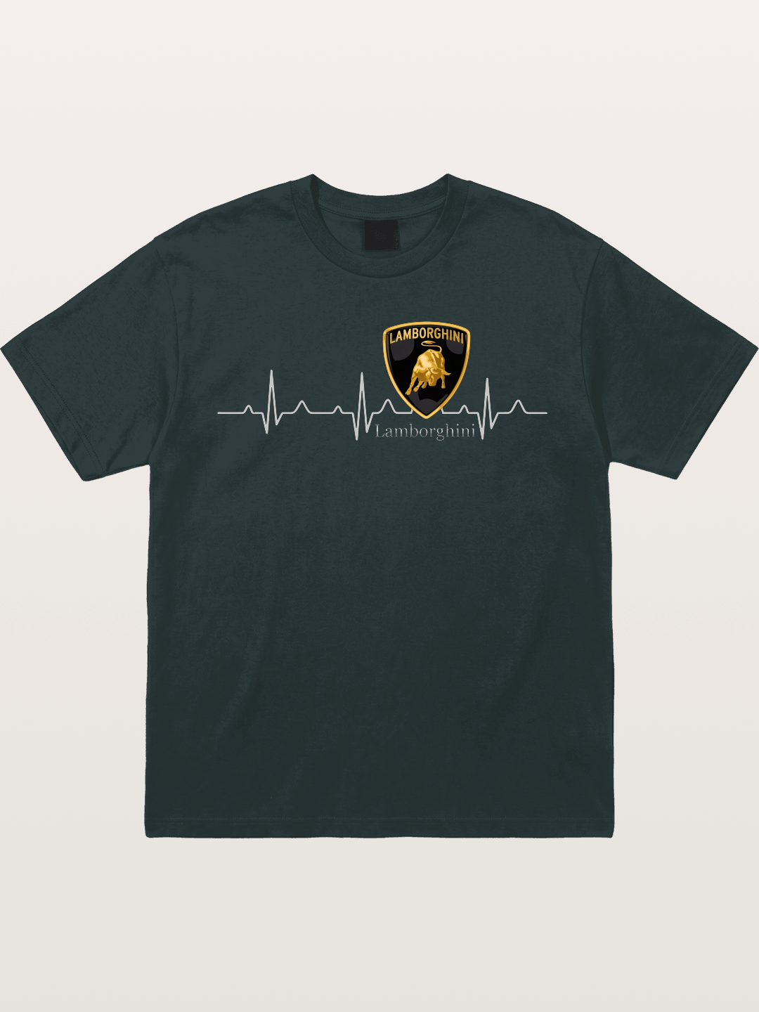 Lamborghini Heartbeat ECG Line Gildan T-shirt