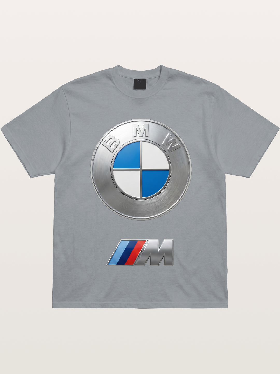 BMW M Series Metal Emblem Gildan T-shirt