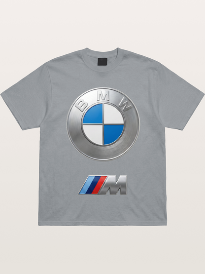 BMW M Series Metal Emblem Gildan T-shirt