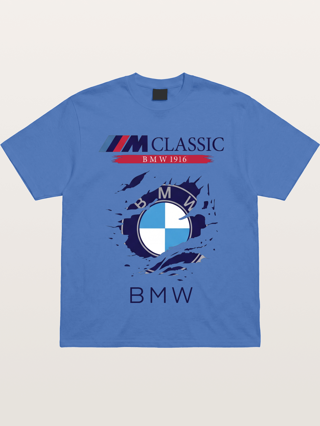 BMW M Colors Tear Effect Gildan T-shirt