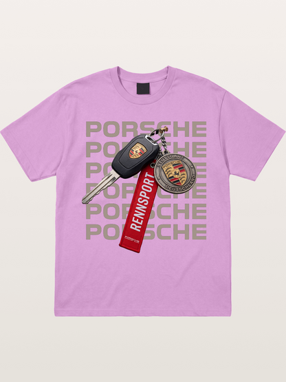 Porsche Key Rennsport Accessory Gildan T-shirt