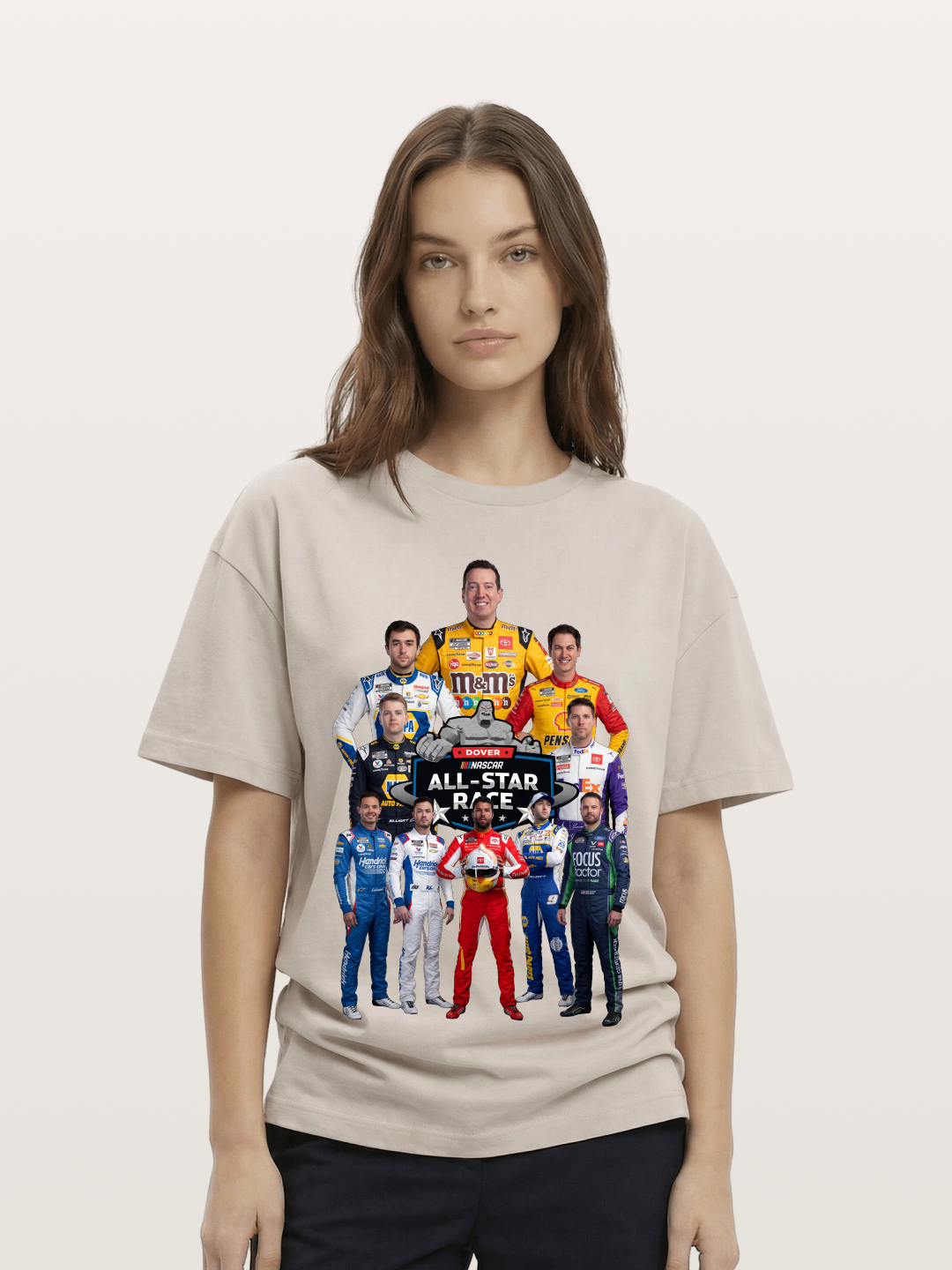 2026 NASCAR All-Star Drivers Team Photo Cotton T-shirt
