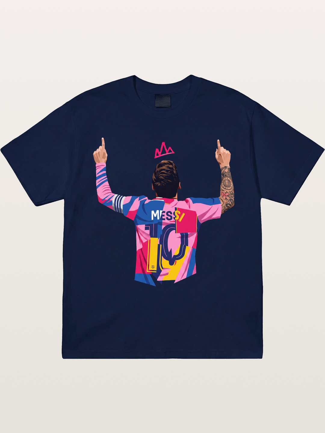 Messi No.10 Celebration Pose Gildan T-shirt
