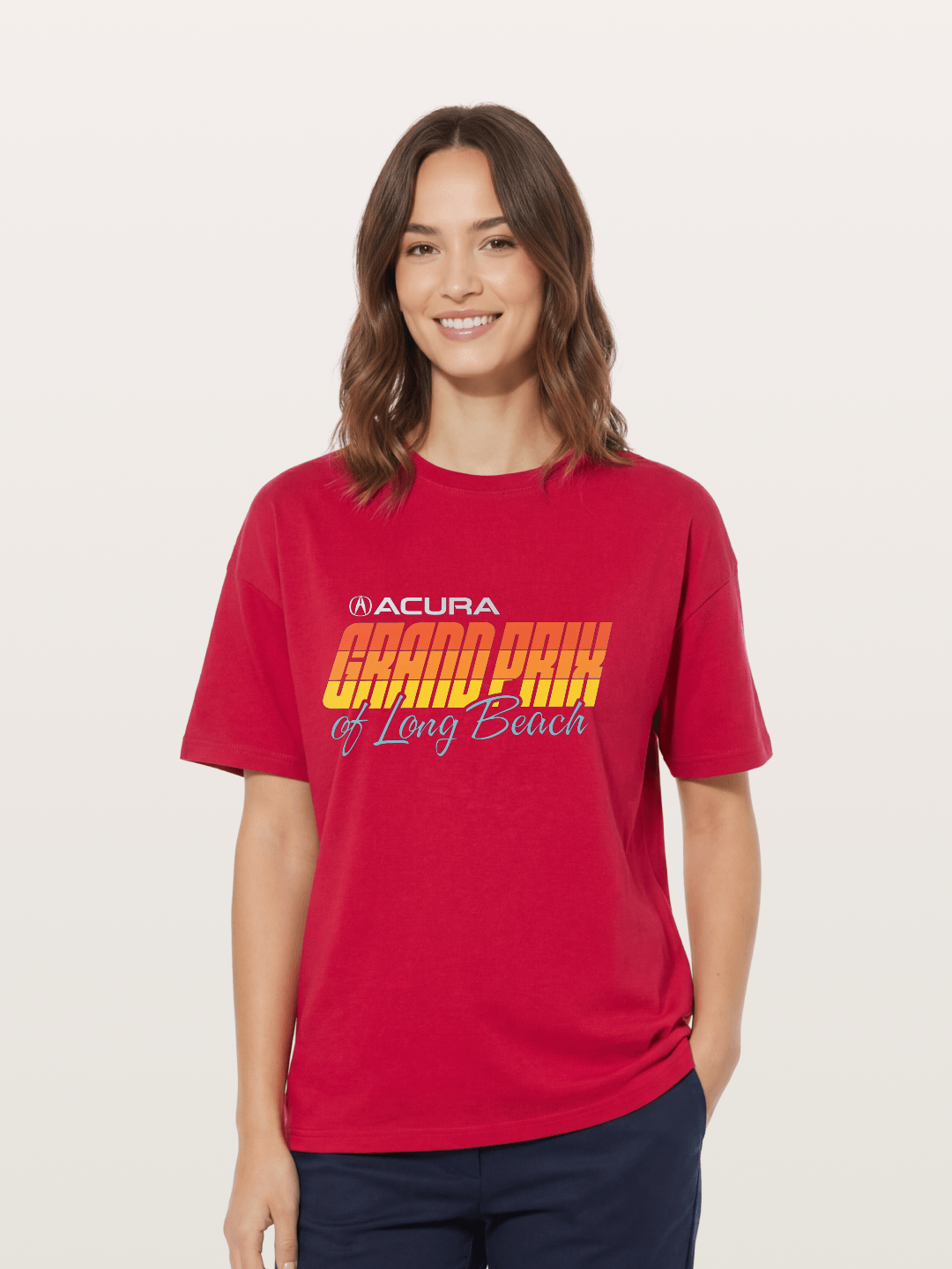 Sunset Grand Prix Typography Gildan T-shirt
