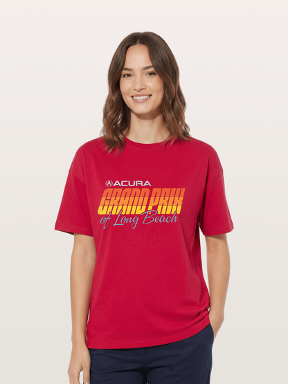 Sunset Grand Prix Typography Gildan T-shirt