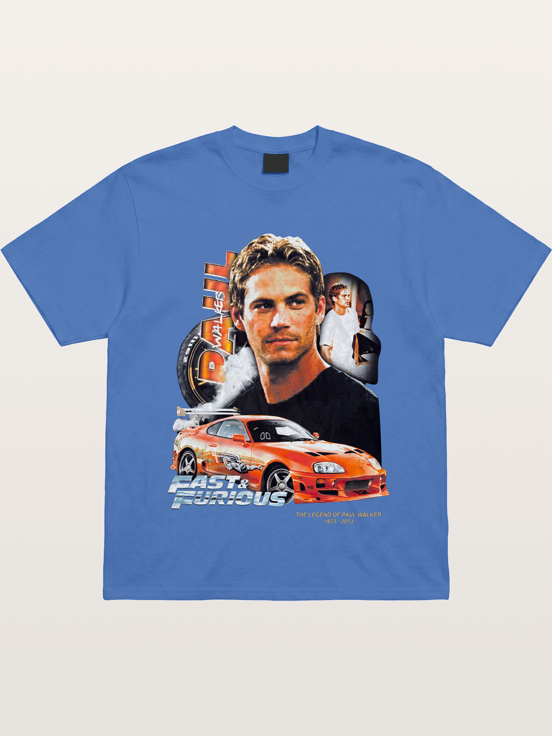 Orange Supra Fast & Furious Gildan T-shirt
