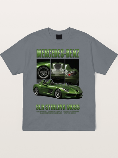 Mercedes SLR Stirling Moss Art Cotton T-shirt