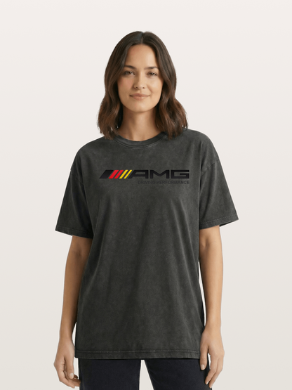 AMG Logo Washed T-shirt