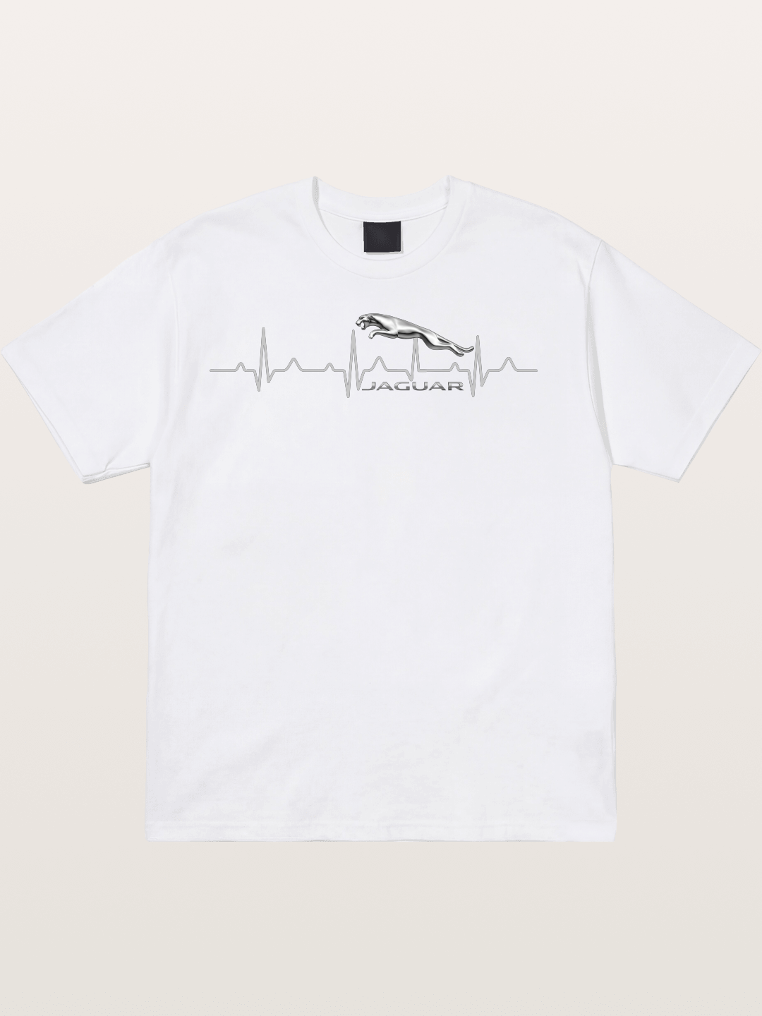 Jaguar Heartbeat Silhouette Cotton T-shirt