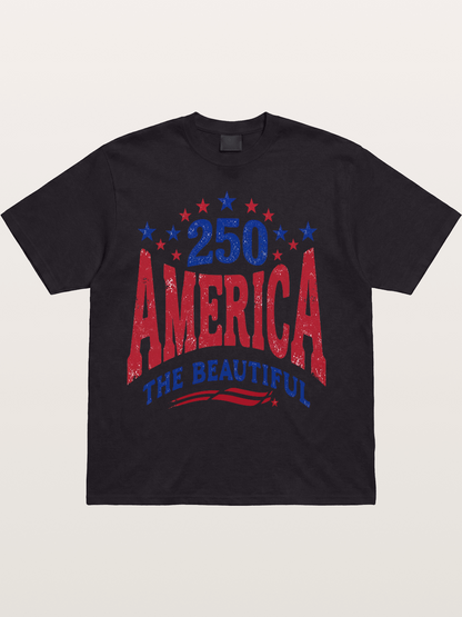 America The Beautiful Vintage Cotton T-shirt