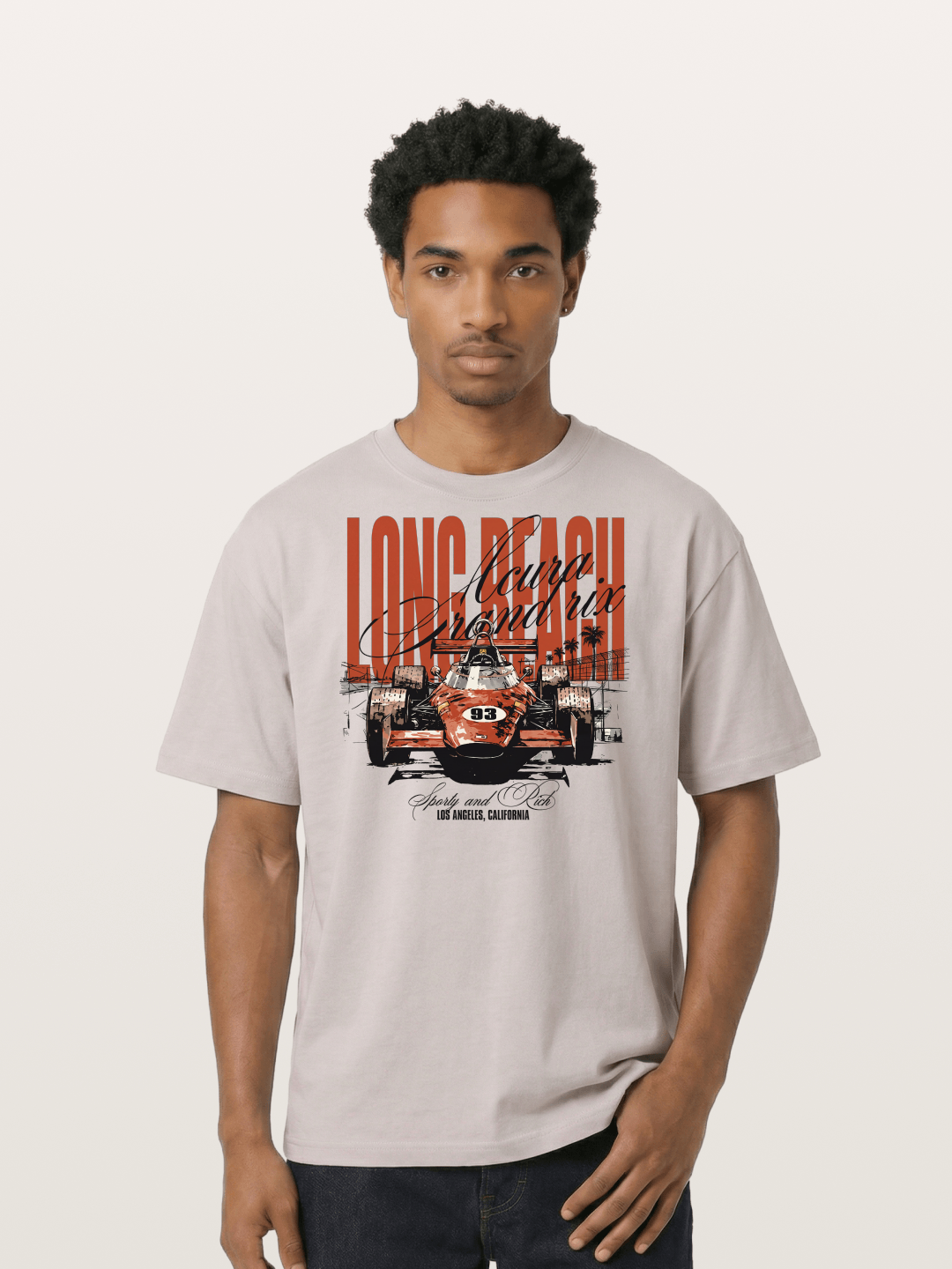 Long Beach Grand Prix Art Cotton T-shirt