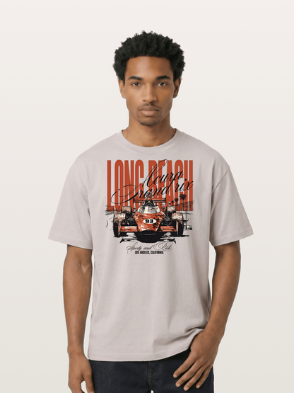Long Beach Grand Prix Art Cotton T-shirt