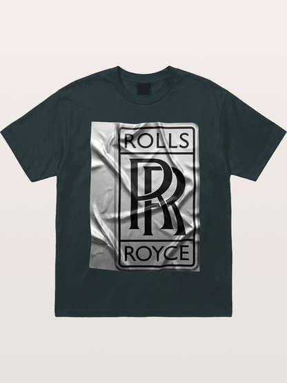 Silk Texture RR Logo Design Gildan T-shirt