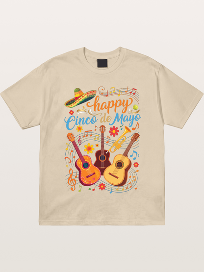 Mexican Guitar Trumpet Notes Gildan T-shirt