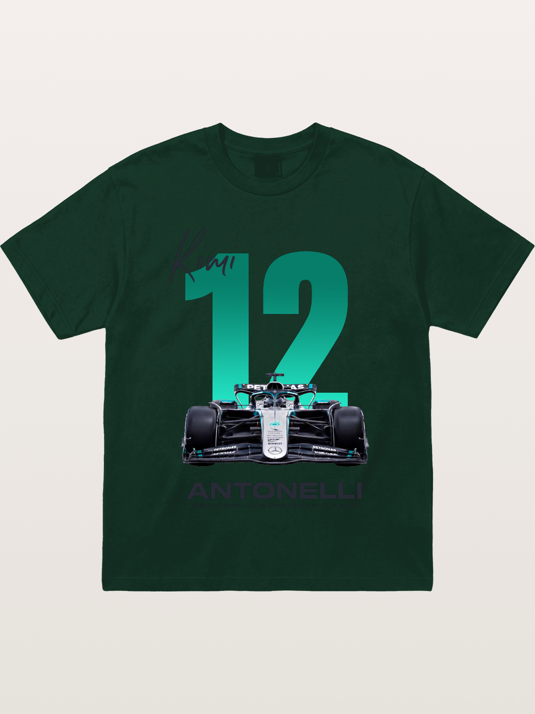 Kimi Antonelli Mercedes F1 12 Gildan T-shirt