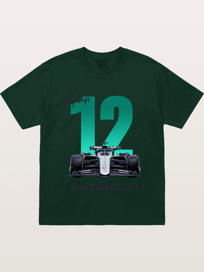 Kimi Antonelli Mercedes F1 12 Gildan T-shirt