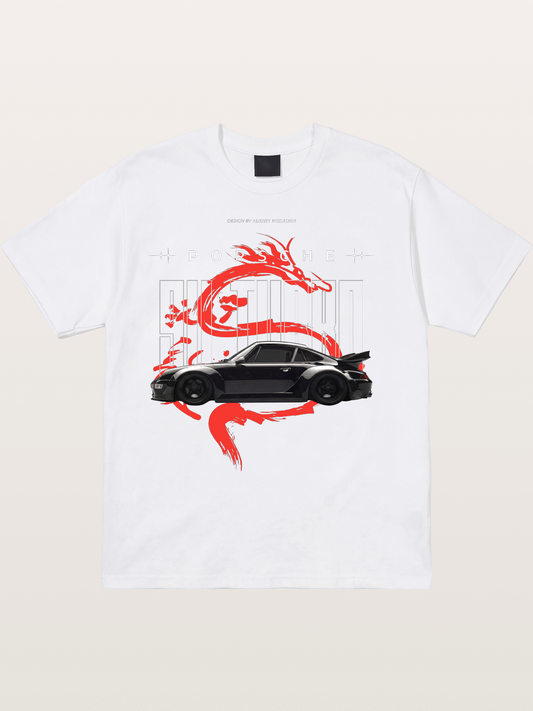 Porsche Dragon Cotton T-shirt
