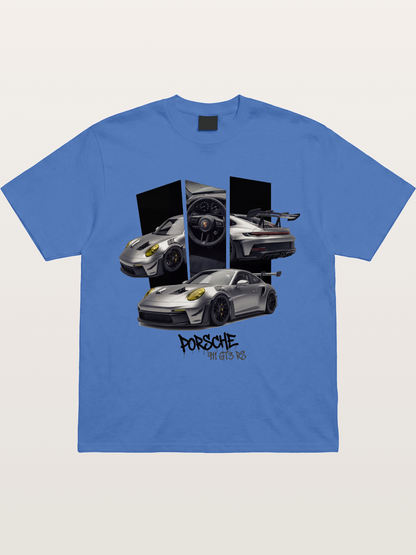 Porsche 911 GT3 RS Split View Montage Gildan T-shirt