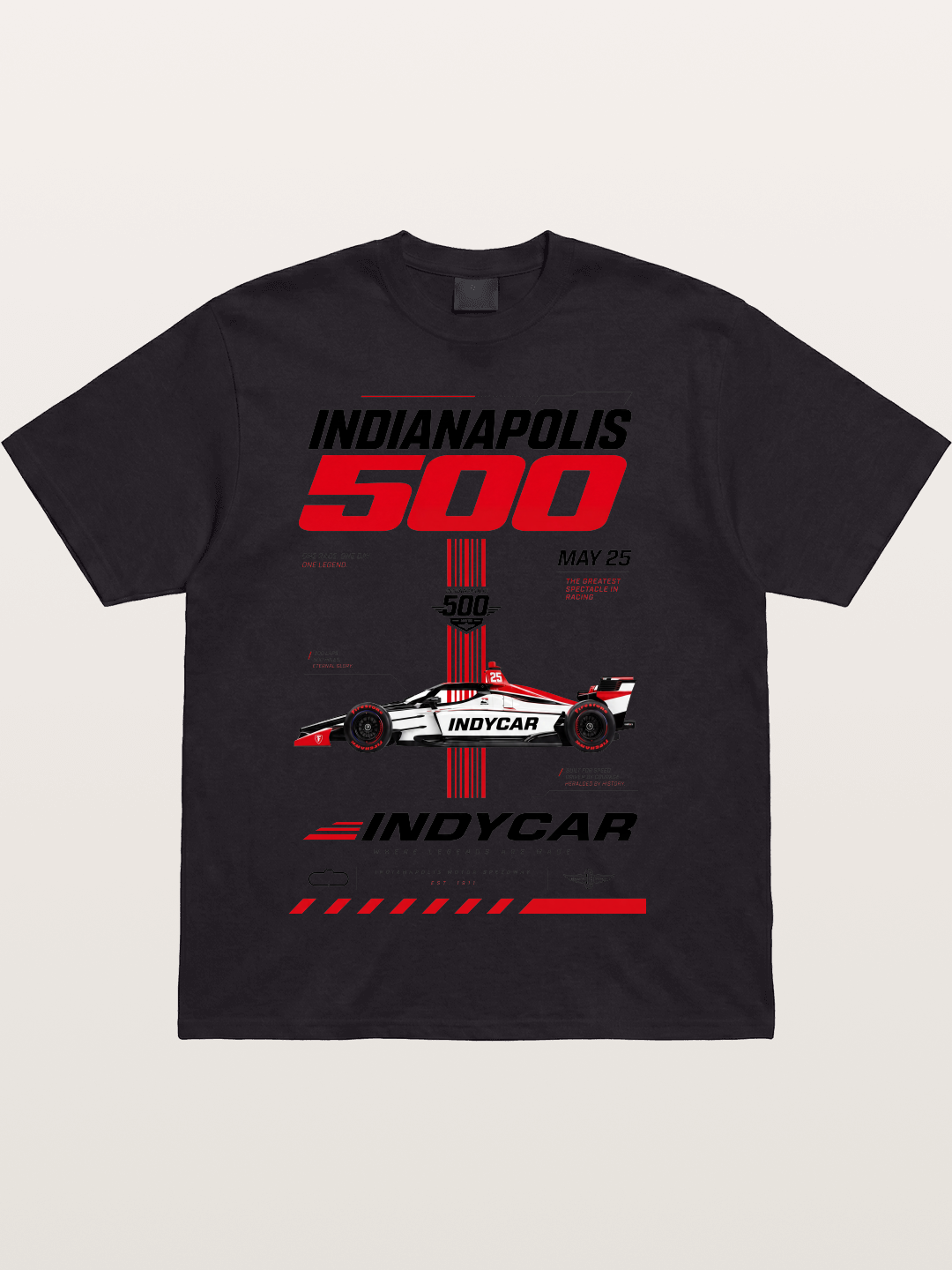 IndyCar Indianapolis 500 Poster Cotton T-shirt