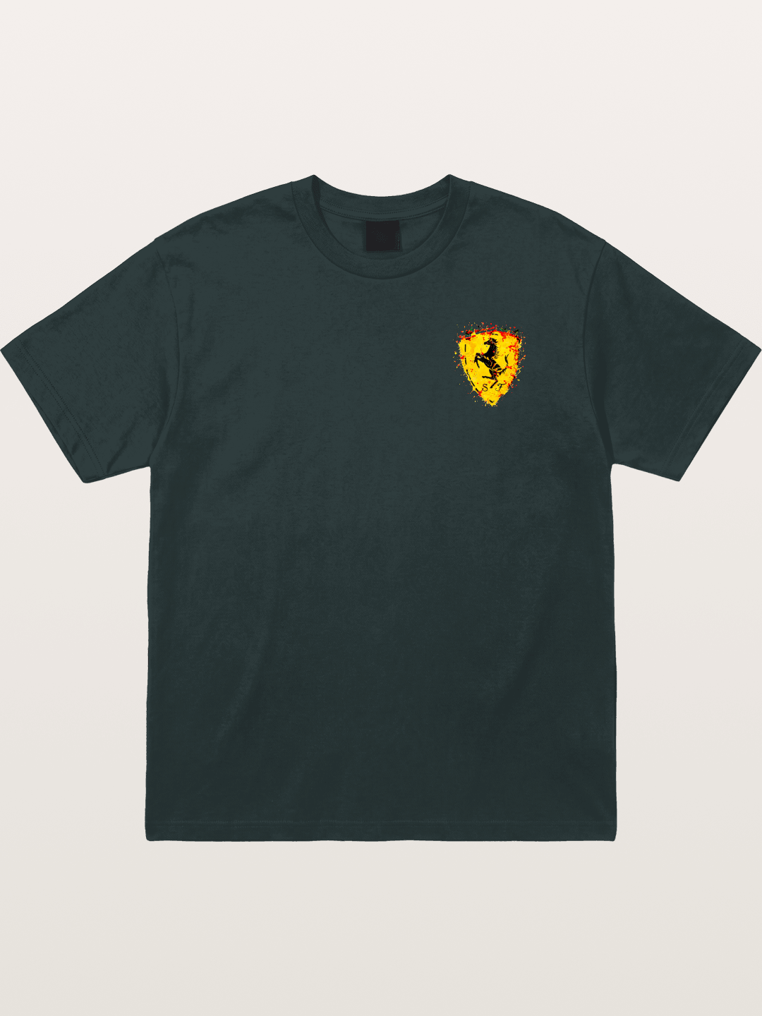 Ferrari Paint Splash Logo Gildan T-shirt