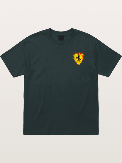 Ferrari Paint Splash Logo Gildan T-shirt