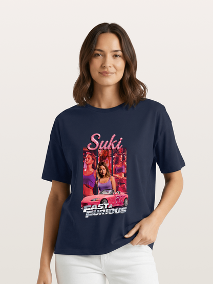 Fast & Furious Pink Crew Gildan T-shirt