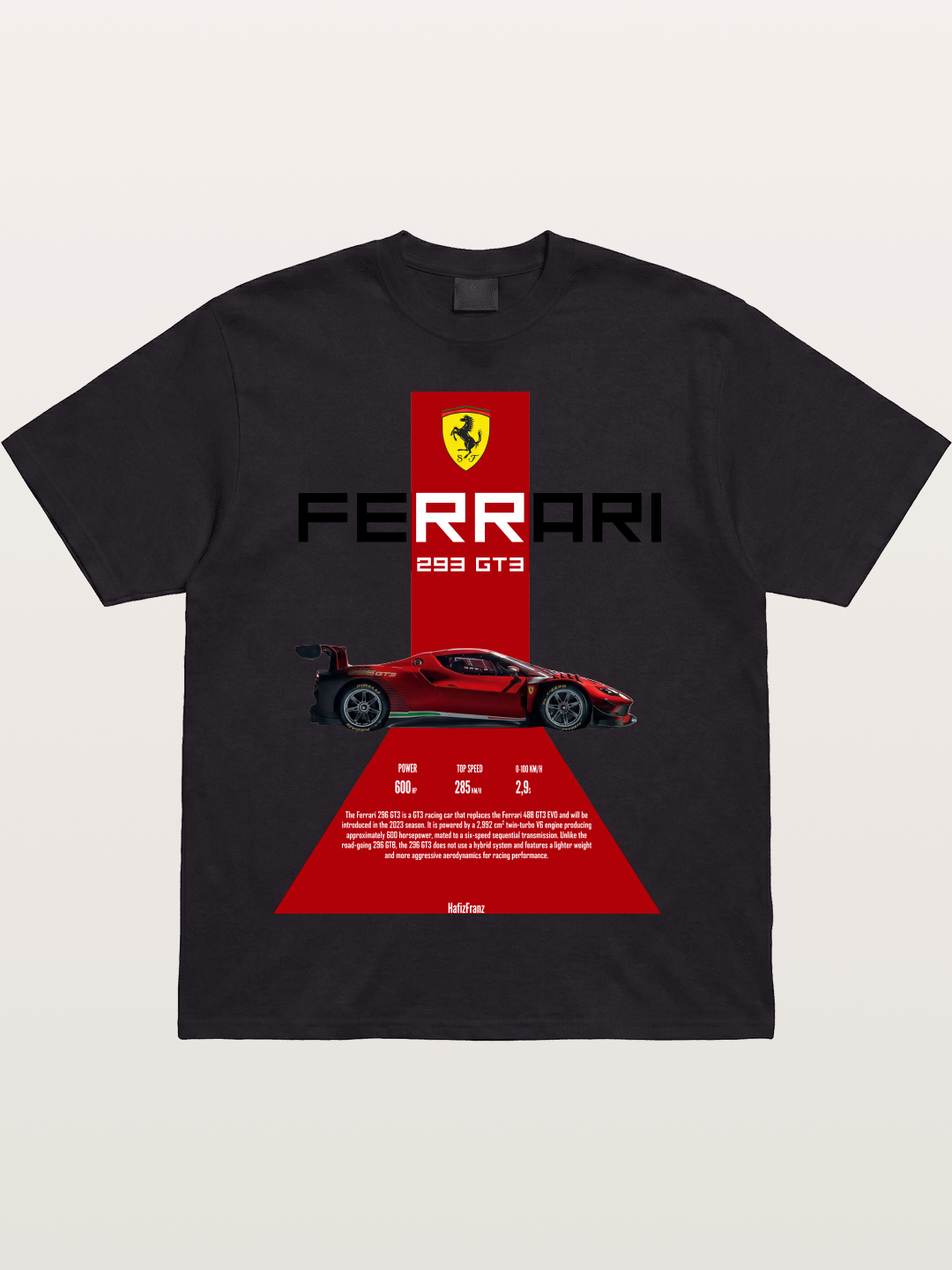 296 GT3  Cotton T-shirt
