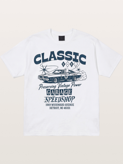 Vintage Speedshop Cotton T-shirt