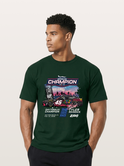 Tyler Reddick 45 Champion Car Art Gildan T-shirt