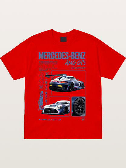 Mercedes AMG GT3 Race Car Cotton T-shirt