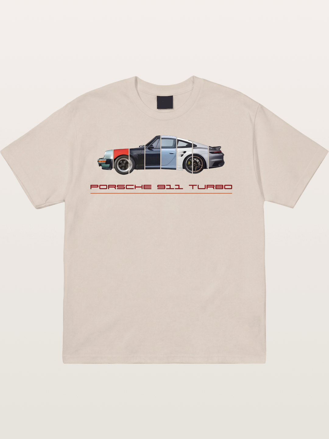 Porsche 911 Turbo Split Sections Cotton T-shirt