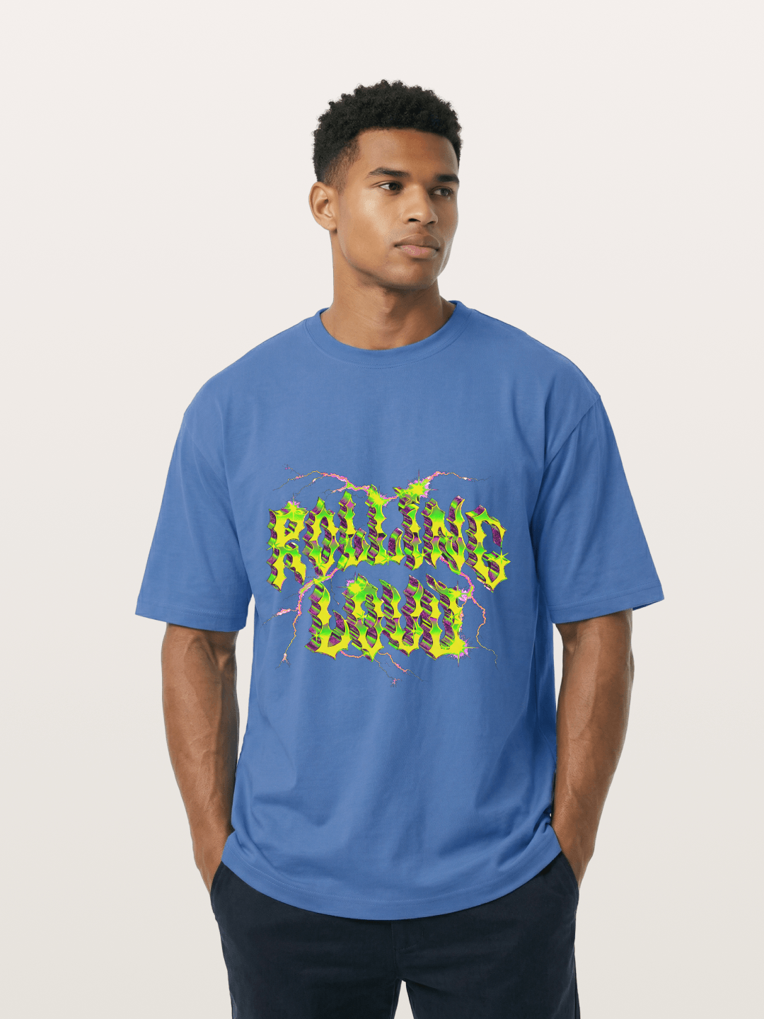 Rolling Loud Neon Lightning Art Gildan T-shirt