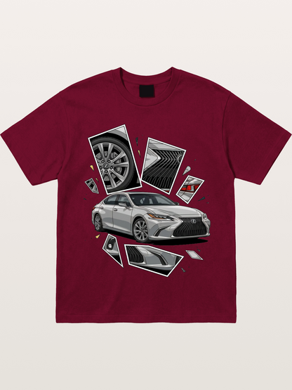 Lexus Sedan Exploded View Gildan T-shirt
