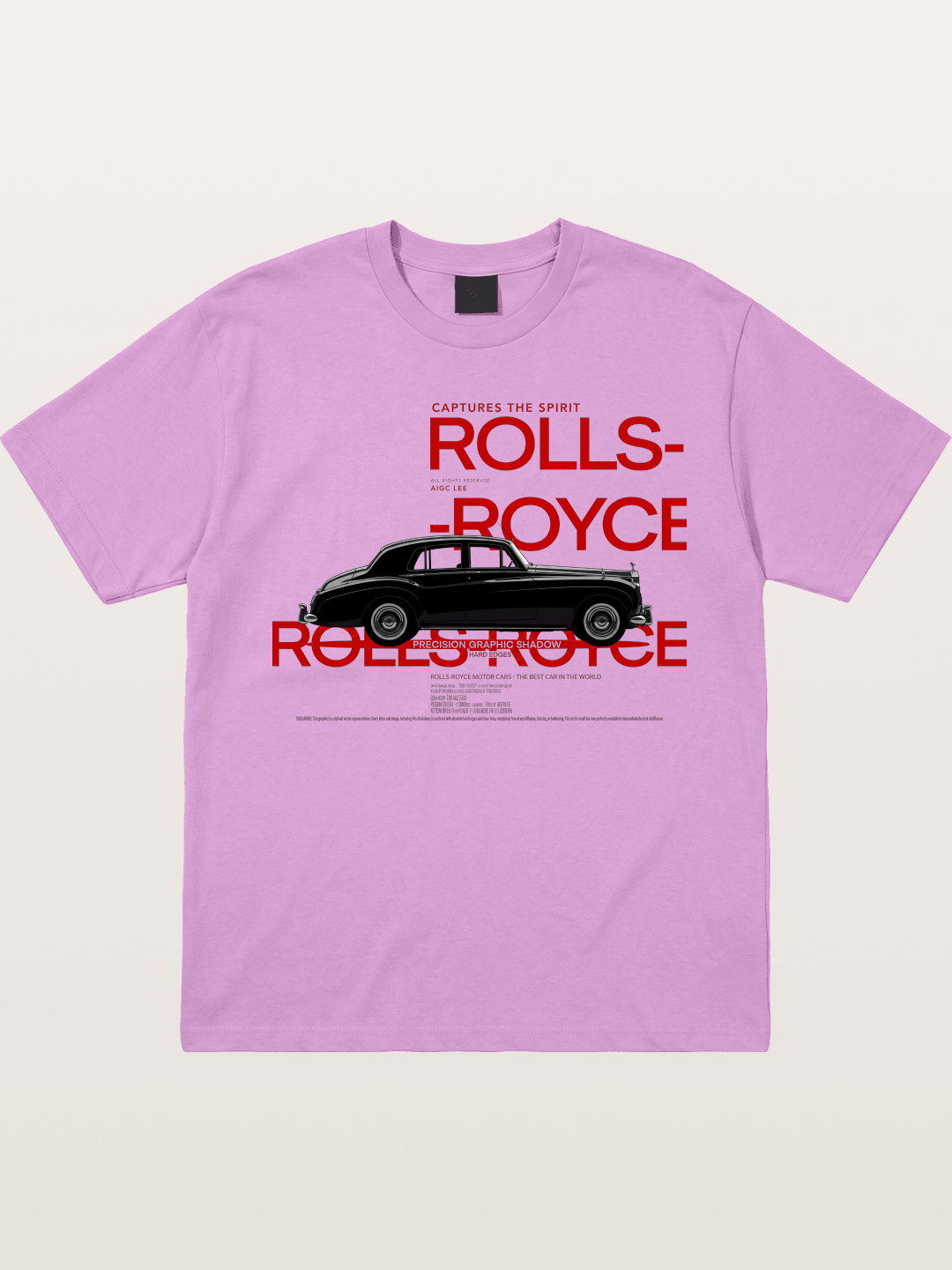 Vintage Rolls Royce Poster Art Gildan T-shirt