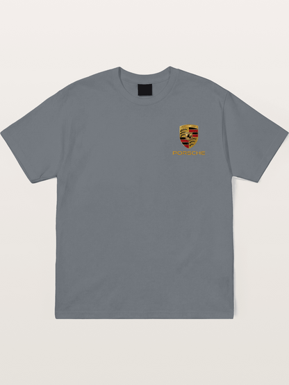 Porsche Crest Stuttgart Shield Cotton T-shirt