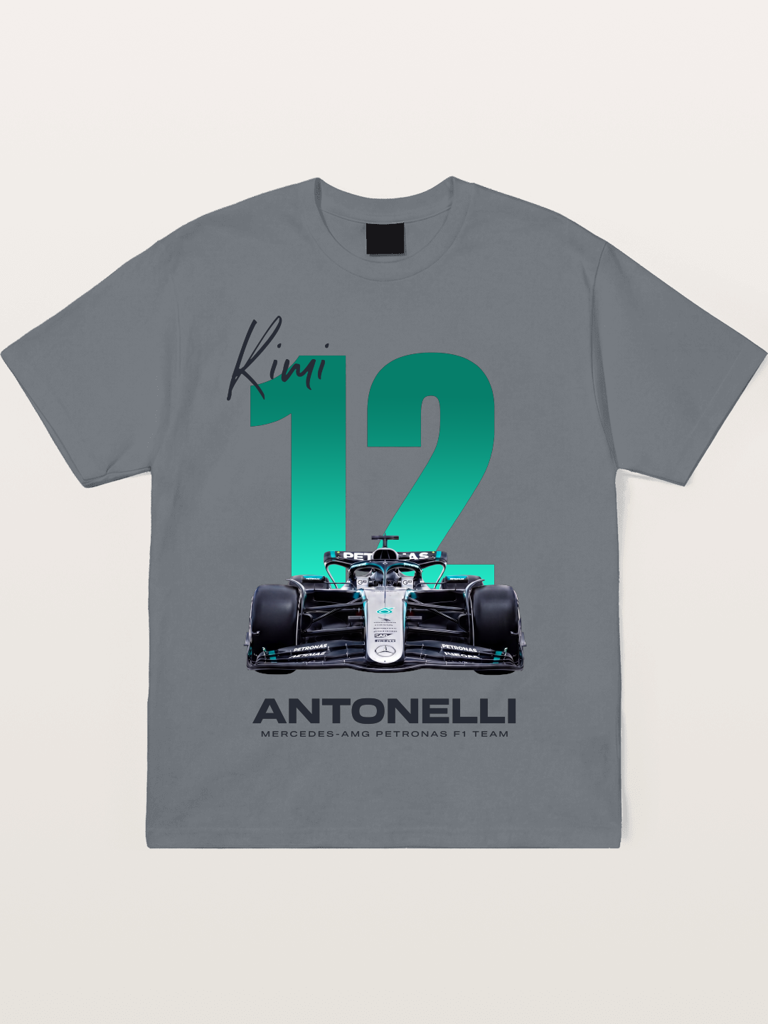 Kimi Antonelli Mercedes F1 12 Cotton T-shirt